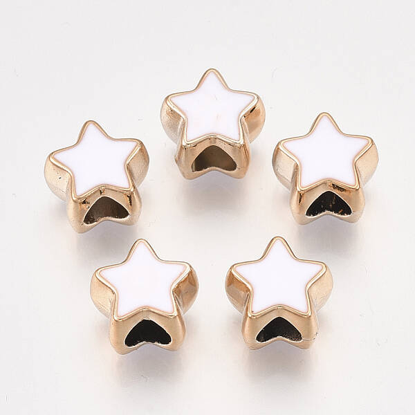UV Plating Acrylic European Beads