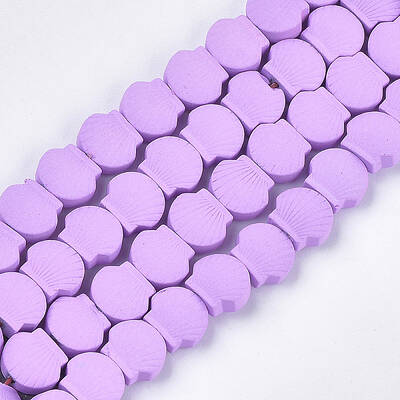 Spray Painted Non-magnetic Synthetic Hematite Beads Strands