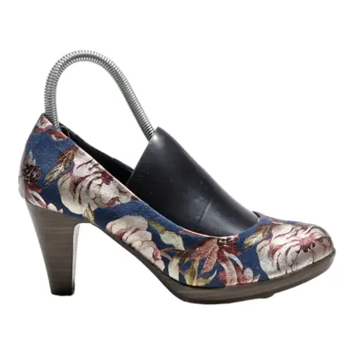 MARCO TOZZI Pump Heels Blue Synthetic Womens UK 4