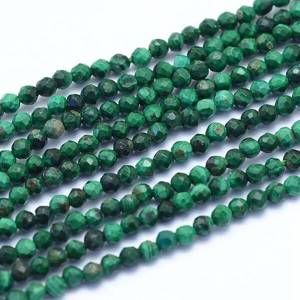 Natural Malachite Beads Strands