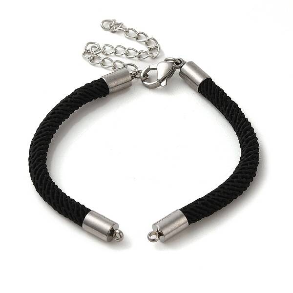 Milan Cord & 304 Stainless Steel Bracelets Making