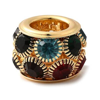 Rhinestone Brass Beads