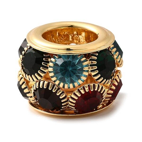Rhinestone Brass Beads