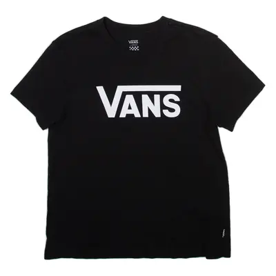 VANS Boys T-Shirt Black L