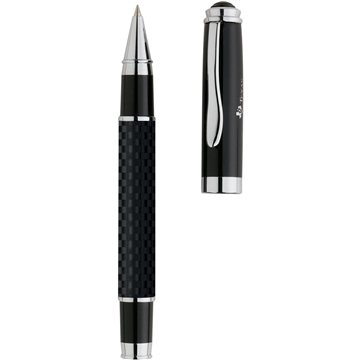 60 Promotional Luna Roller Ball - Carbon Fiber & Brass