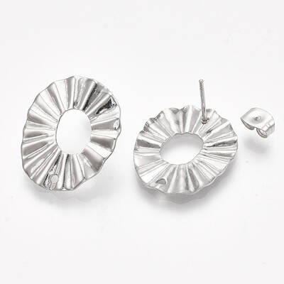 Non-Tarnish 304 Stainless Steel Stud Earring Findings