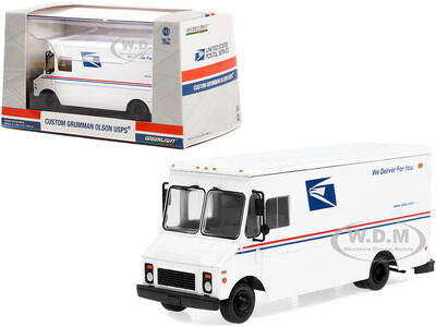 Grumman Olson Custom Delivery Truck White USPS \