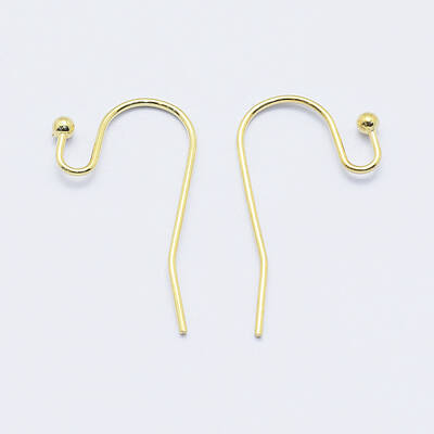 Long-Lasting Plated Brass Earring Hooks
