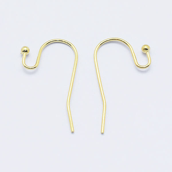 Long-Lasting Plated Brass Earring Hooks