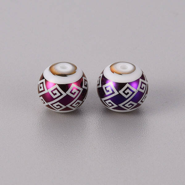 Electroplate Glass Beads