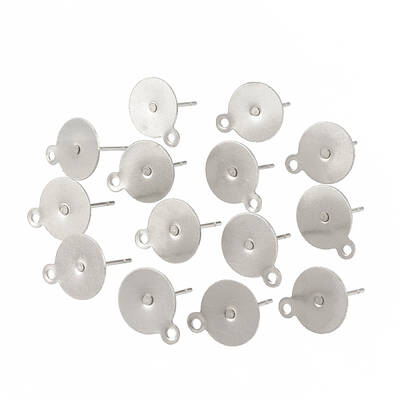 Non-Tarnish 304 Stainless Steel Stud Earring Settings