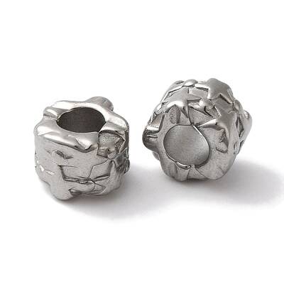 Tarnish Resistant 304 Stainless Steel European Beads