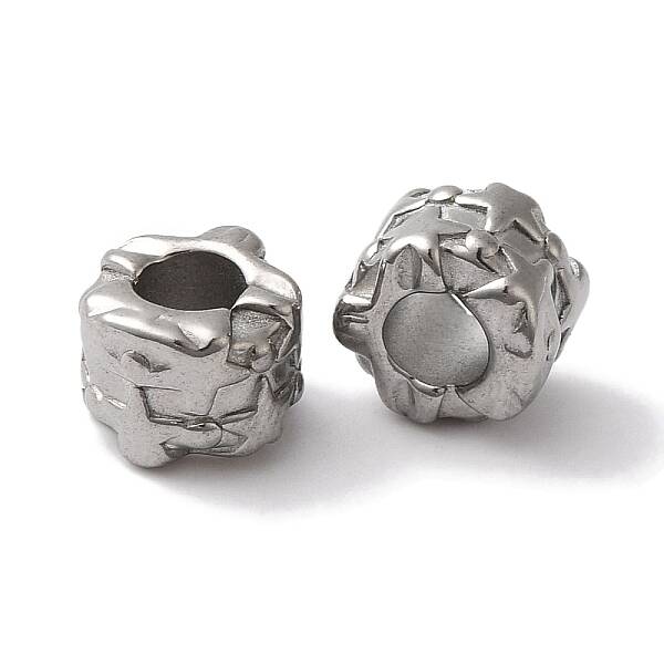 Tarnish Resistant 304 Stainless Steel European Beads