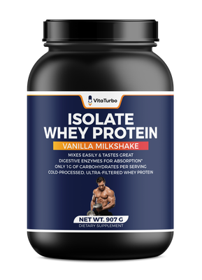 Isolate Whey Protein (Vanilla Milkshake) - 907 Grams