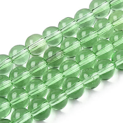 Transparent Glass Beads Strands
