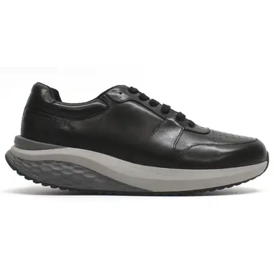 MBT Asti Nappa Leather Men's Lace Up Shoes - Black - Size:US 11 Men