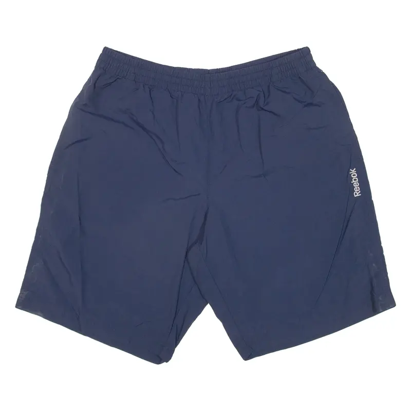 REEBOK Mens Sports Shorts Blue L W30