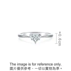 18K White Gold Diamond Ring