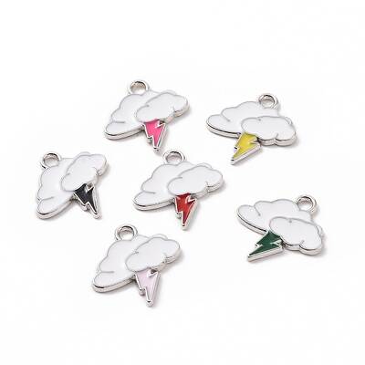Alloy Enamel Pendants