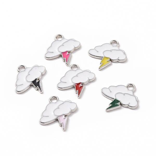 Alloy Enamel Pendants