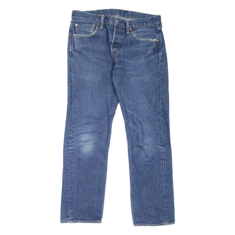 LEVI'S 501 Jeans Mens Blue Regular Straight W32 L30