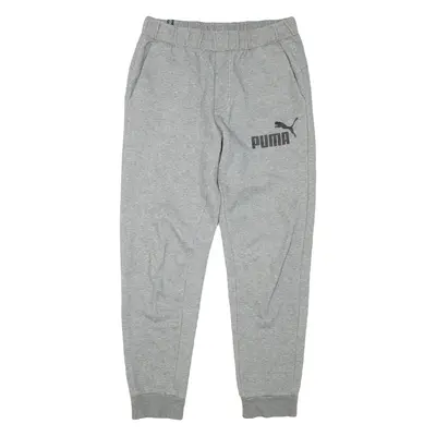 PUMA Mens Joggers Grey Tapered M W30 L28