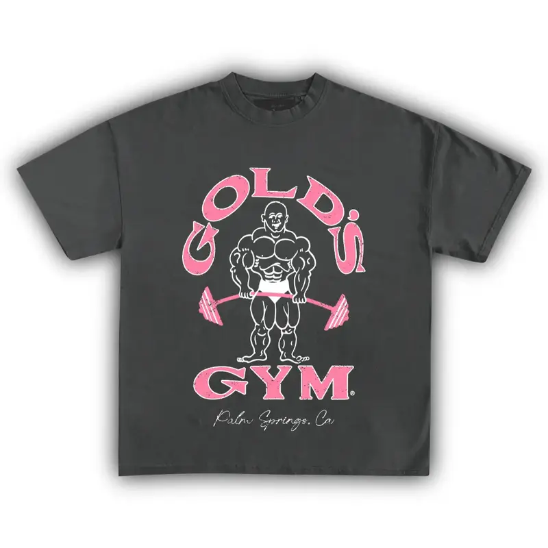 90s Gold Gym Palm Spring California T-Shirt Gold's Unisex Heavy Cotton Tee