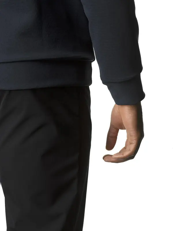 M's Mono Air Crew | Color: true black | Size: XXL