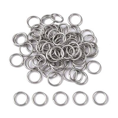 Tarnish Resistant 304 Stainless Steel Open Jump Rings