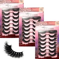 Natural Look Eyelash Extensions, 21 Pairs Wispy Cat Eye Faux Cluster Lashes, Volumized False Eyelashes for Women and Girls Ey...