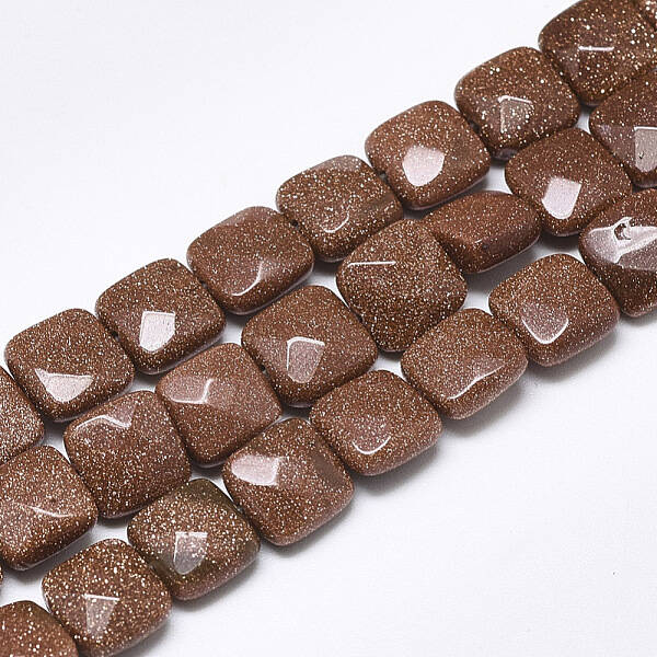 Synthetic Goldstone Beads Strands