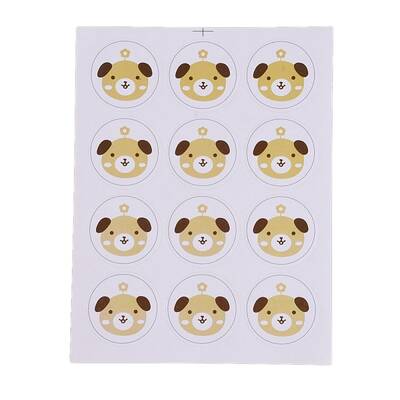 DIY Puppy Sealing Stickers