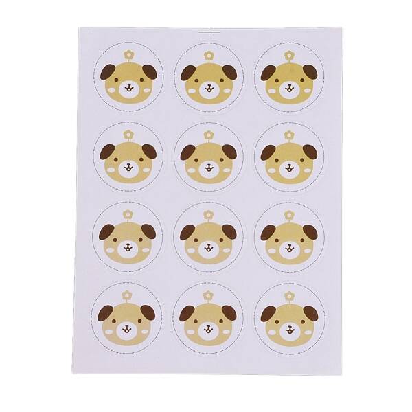 DIY Puppy Sealing Stickers