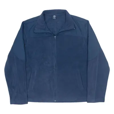 STARTER Fleece Jacket Blue Mens M