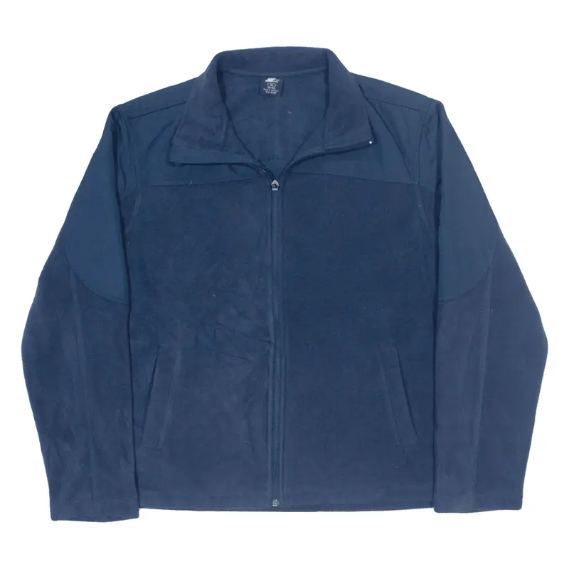 STARTER Fleece Jacket Blue Mens M