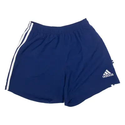 ADIDAS Womens Sports Shorts Blue UK 30 W28