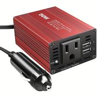 Power Inverter, Compact DC 12V to AC 110V Converter with Fast 3.1A Dual USB Charging, 150W Car Power Inverter, Adapter for Co...
