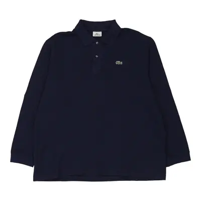 Lacoste Long Sleeve Polo Shirt - 2XL Navy Cotton