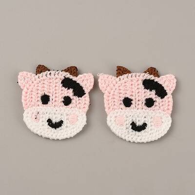Animal Polyester Knitted Appliques