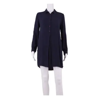 FAT FACE Womens Shirt Dress Blue Long Sleeve Knee Length UK 10