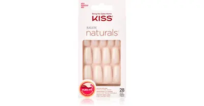 KISS Salon Natural Walk On Air False Nails 28pcs