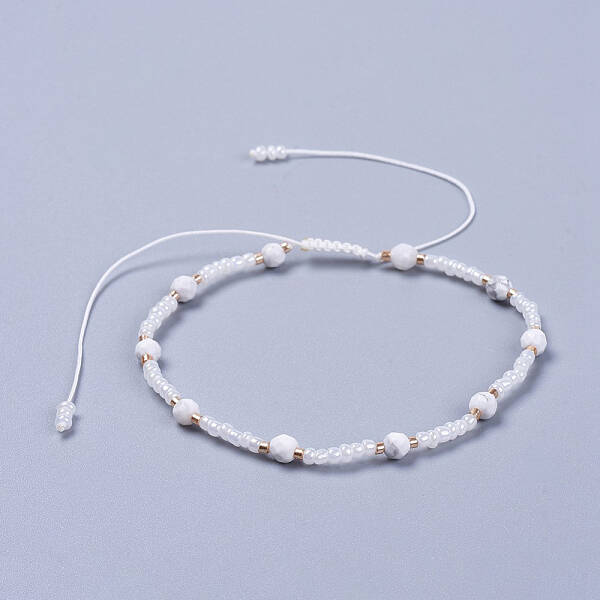Adjustable Nylon Thread Braided Beaded Bracelets