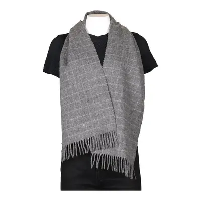 Ralph Lauren Checked Scarf - No Size Grey Wool