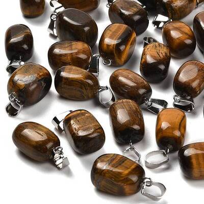 Natural Tiger Eye Pendants