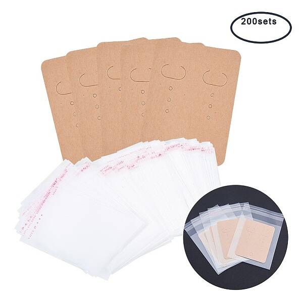 Paper Earring Display Card