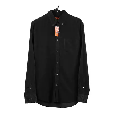 Joe Fresh Cord Shirt - Small Black Cotton