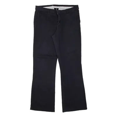 DICKIES Workwear Womens Trousers Grey Slim Flared W32 L30