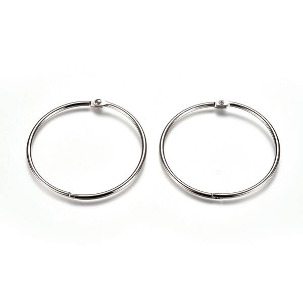 Iron Loose Leaf Book Binder Hinged Rings