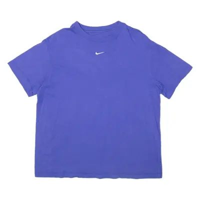 NIKE Loose Fit Mens T-Shirt Purple M