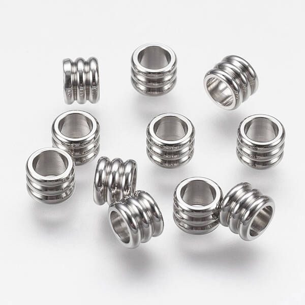 Tarnish Resistant 202 Stainless Steel Beads